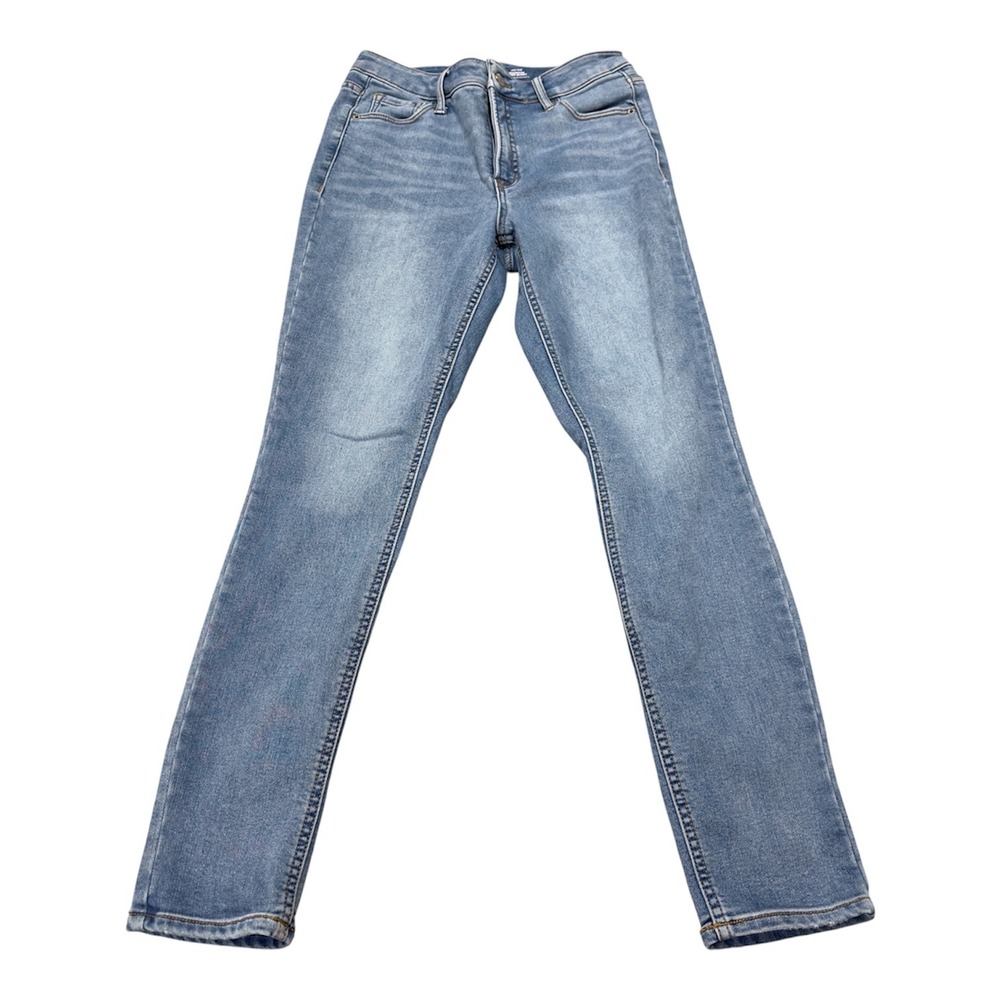 Old Navy Rockstar Super Skinny‎ High Rise Jeans Medium Wash Blue Womens 6